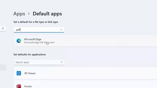 How to Change Default PDF Viewer in Windows 11