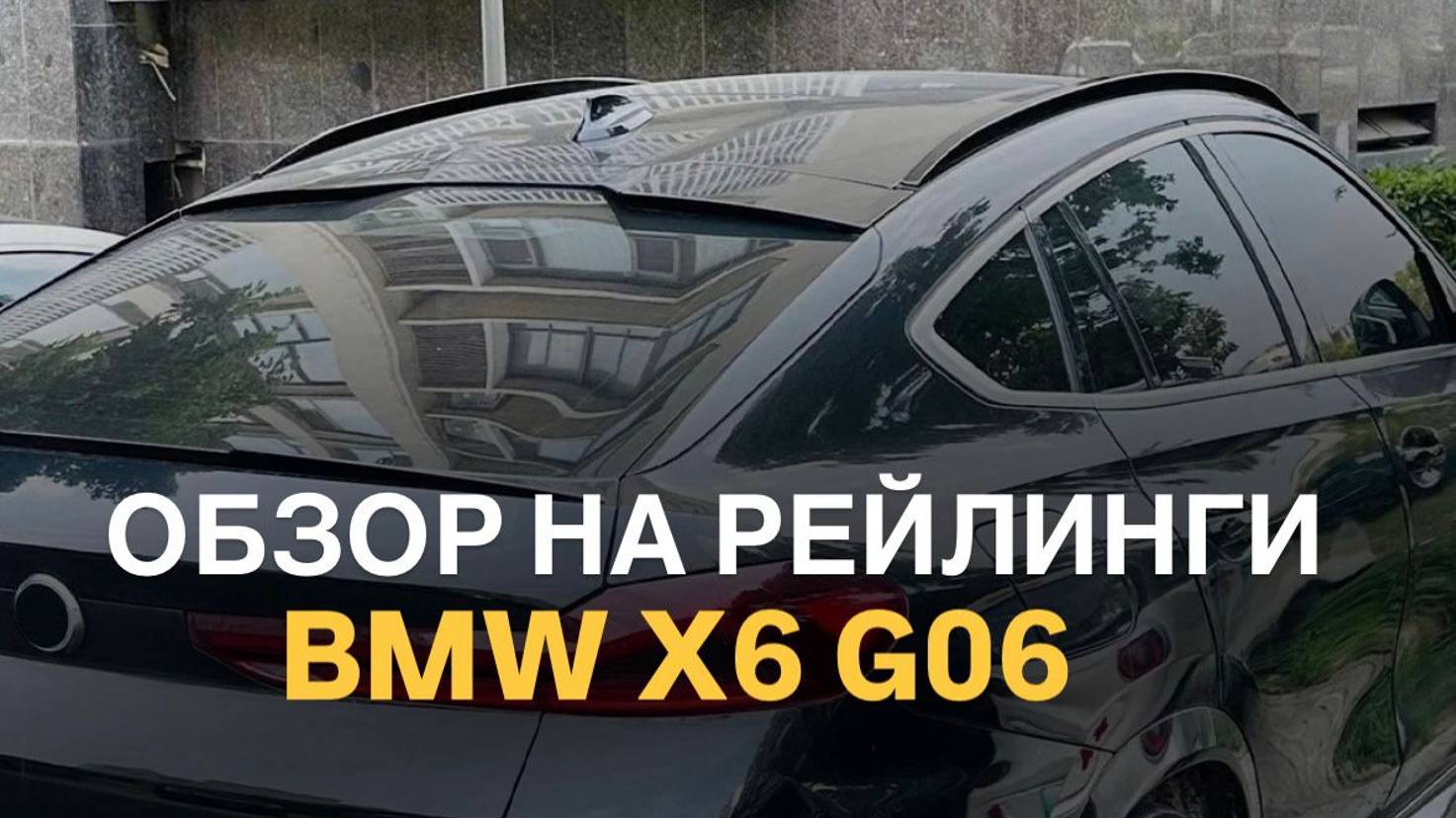 Обзор на рейлинги BMW X6 G06