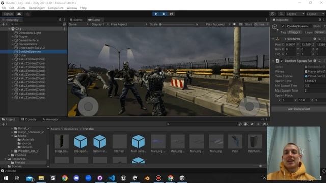 Трейлер курса Shooter 3D на Unity. Уровень 3. | Nastech Разработка игр