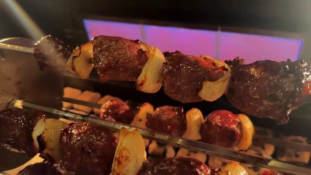 Насадка на вертел с шампурами Black Angus Premium Grill #гриль #bbq #барбекю