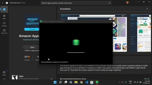 Amazon AppStore - Install android apps in windows 11 with amazon app store - Install android apk