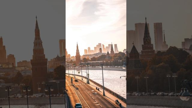 А вам нравится фотографировать город на закате? #moscow #short  #sunset #msk #photography