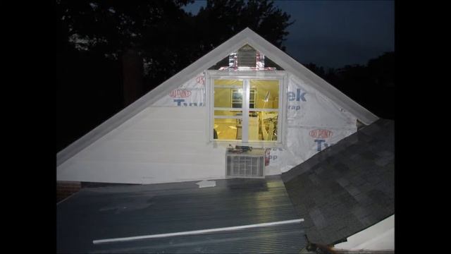 Vinyl siding work while enlarging the upstairs window opening.