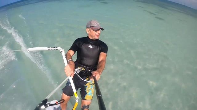 Kitesurfing in Varadero. Cuba. 4/4