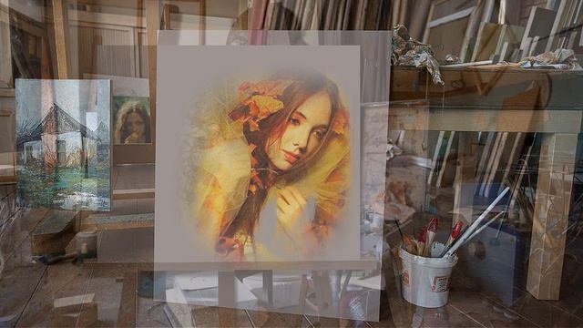 Испуганная маленькая веточка