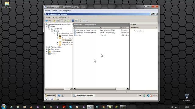 configurer serveur dns sous win server 2008