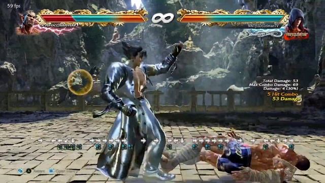 Tekken 7 Season 4 Jin NEW 500 Dollar EWHF Combo Max Wall Carry No Rage