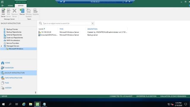 Veeam Backup and Replication configurationVMware and Hyper-v Video-01