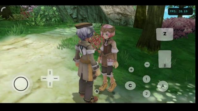 Rune Factory Tides Of Destiny Gameplay Android - Test 1080p+FXAA Dolphin Emulator Android