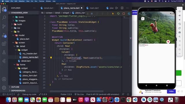 Flutter UI Staggered Grid View App Tutorial | App from Scratch Part 2