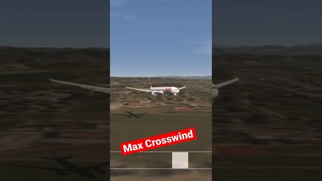 Aerofly FS 2023 App Flight Simulator I Swiss Boeing 777-300ER Heavy Max Crosswind landing Zurich