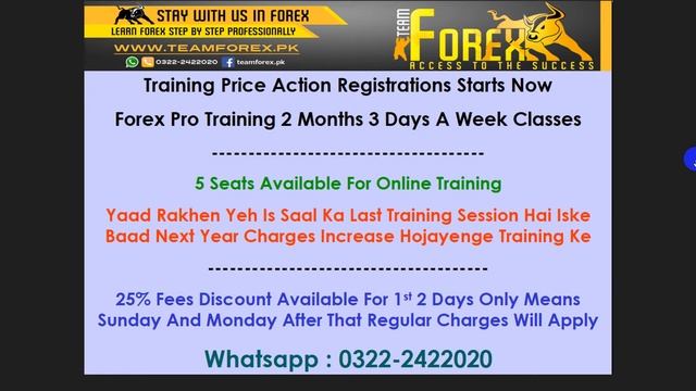 Forex Last Training Session Of The Year 2022 & Signal Services Promo (Big Discounts)