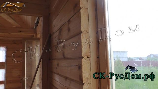 Дом из бруса со вторым светом