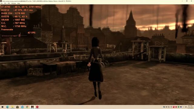 Alice: Madness Returns -Xenia[XBOX 360 Emulator] - Core i7 4790 | RX-570 4GB