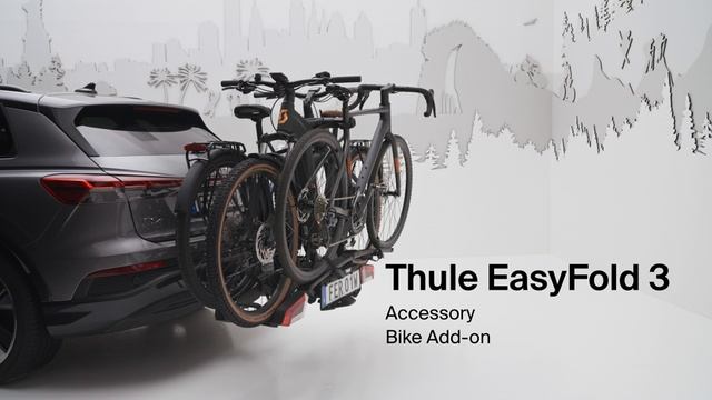 Велокрепление на фаркоп Thule EasyFold 3 Black 2 Bike