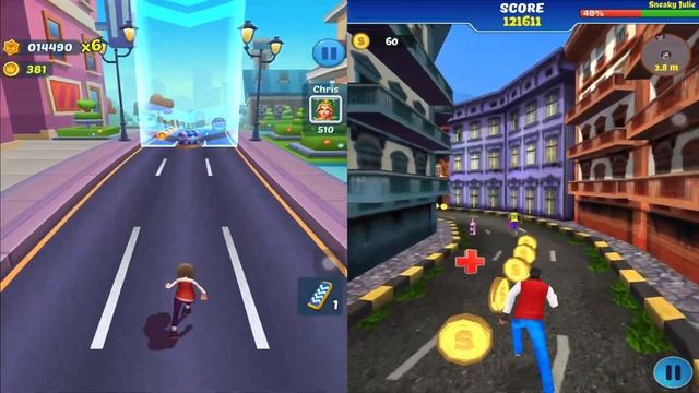 Subway Princess Runner (V/S) Street Chaser - GAME VS GAME | Android/iOS Gameplay HD 2022