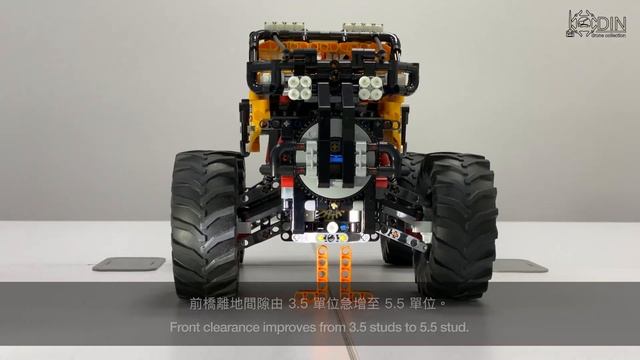 Improve your ground clearance of LEGO 42099 in few minuters