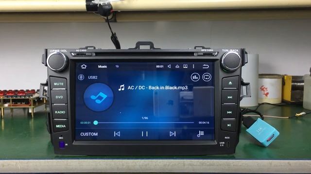 Joying android 5.1.1 lollipop car stereo radio for Toyota corolla Google play store Google maps