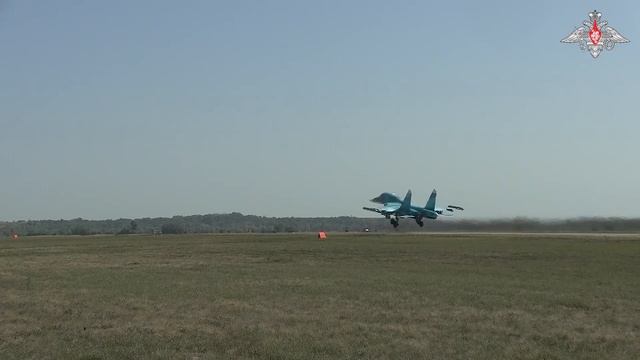 Боевая работа экипажа Су-34 в Курском приграничье