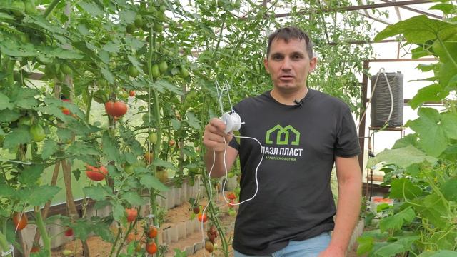 Ролик с кронштейном для подвязки растений