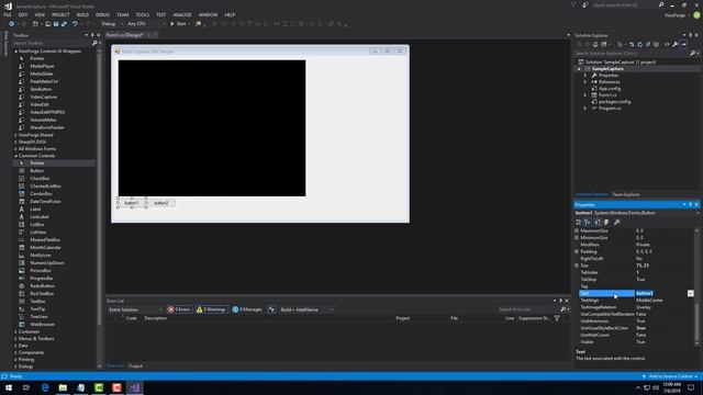 5 lines of code | Screen capture to WMV file in C# (Legacy)