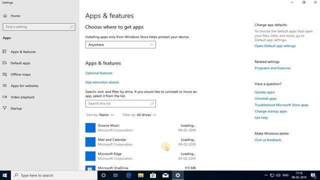 windows 10 1903 build 18334