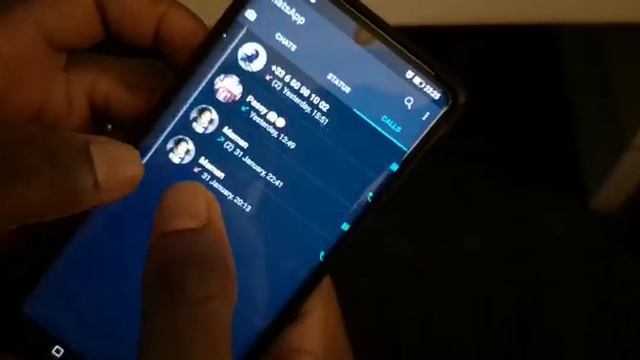 Dark mode on WhatsApp !!! Huawei P30 Pro !! Android 10