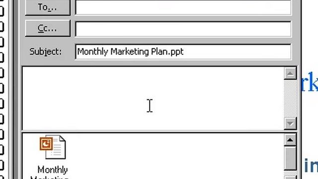 Microsoft Office PowerPoint 2000 E-mail a presentation