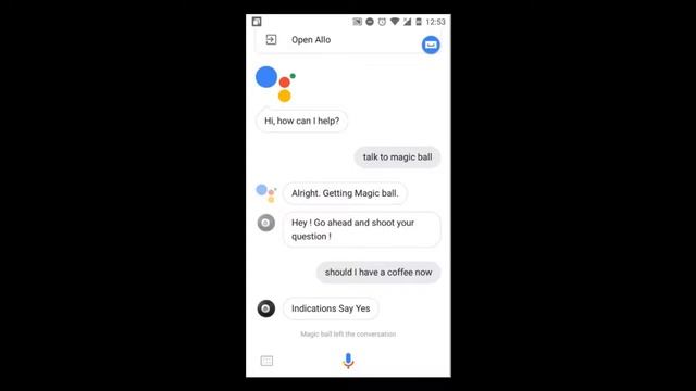 Magic 8 Ball App for Google Assistant