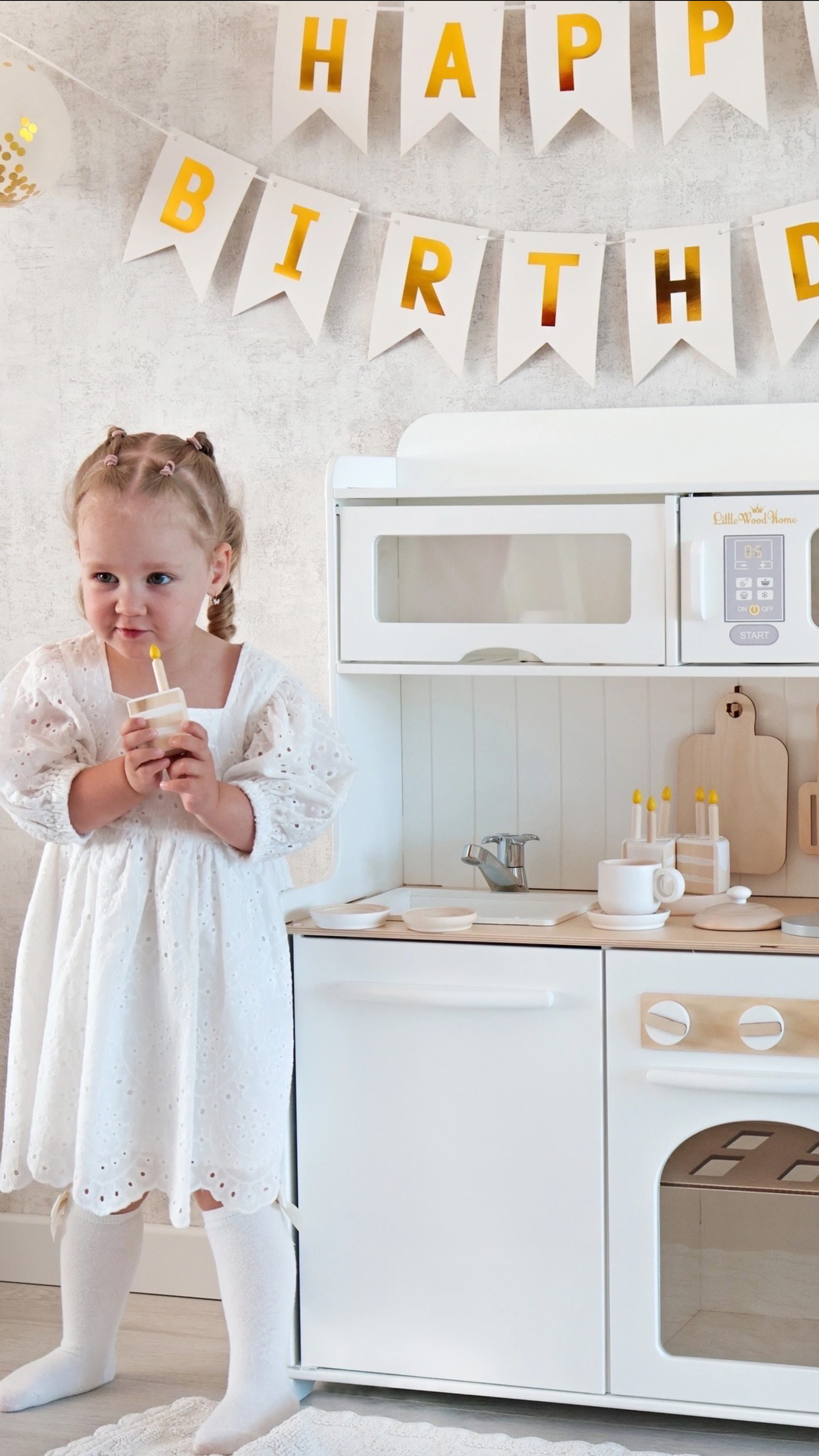 «Кухня с микроволновкой» обзор игровой кухни от Little Wood Home