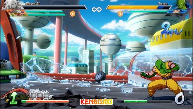 Android 21 Frieza Android 16 vs Krillin Piccolo Gohan, Dragon Ball Fighter Z PC Gameplay 1080p HD