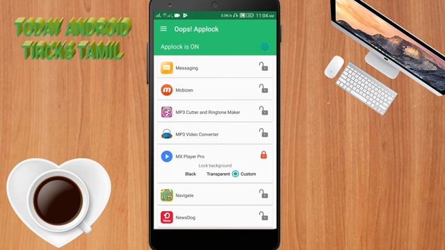 Notepad  Cum  Secret Applook || Today Android Tricks Tamil