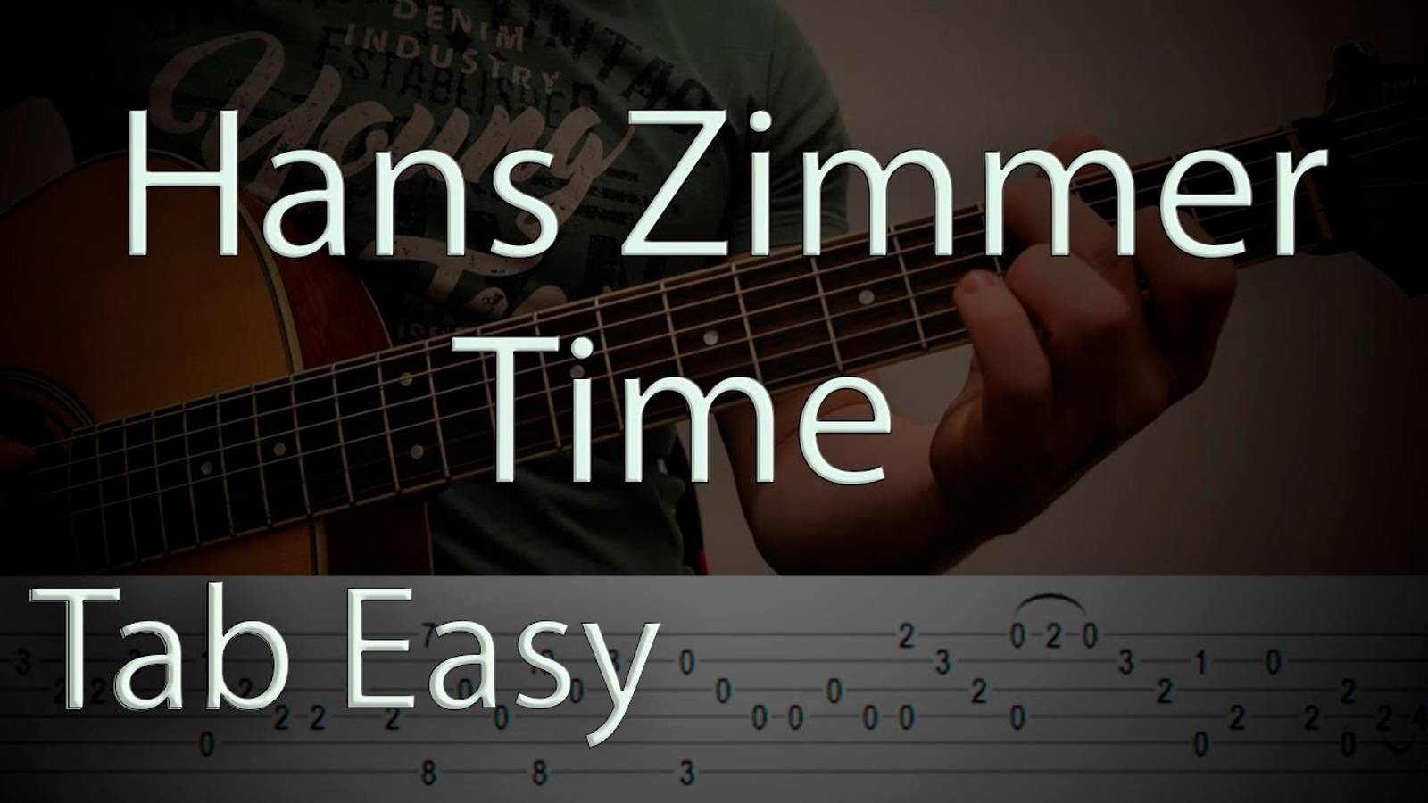 Hans Zimmer - Time / Easy Guitar Tabs Tutorial