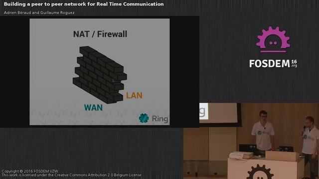 Ring [renamed to Jami in 2018] - Peer to peer network for real time communication - FOSDEM 2016