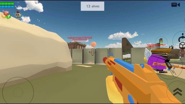 BattleRoyalePvP Chicken Gun Video Game || Pro VS Hacker || Android Gameplay Video