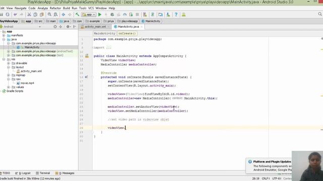 006_ How to play a video  in android studio 3.0?