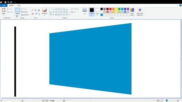 How to draw Windows 8 logo using MS Paint | How to draw on your computer