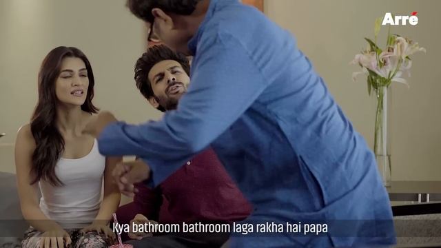 When Dad Catches Your Live-In Girlfriend ft. Kartik Aaryan & Kriti Sanon