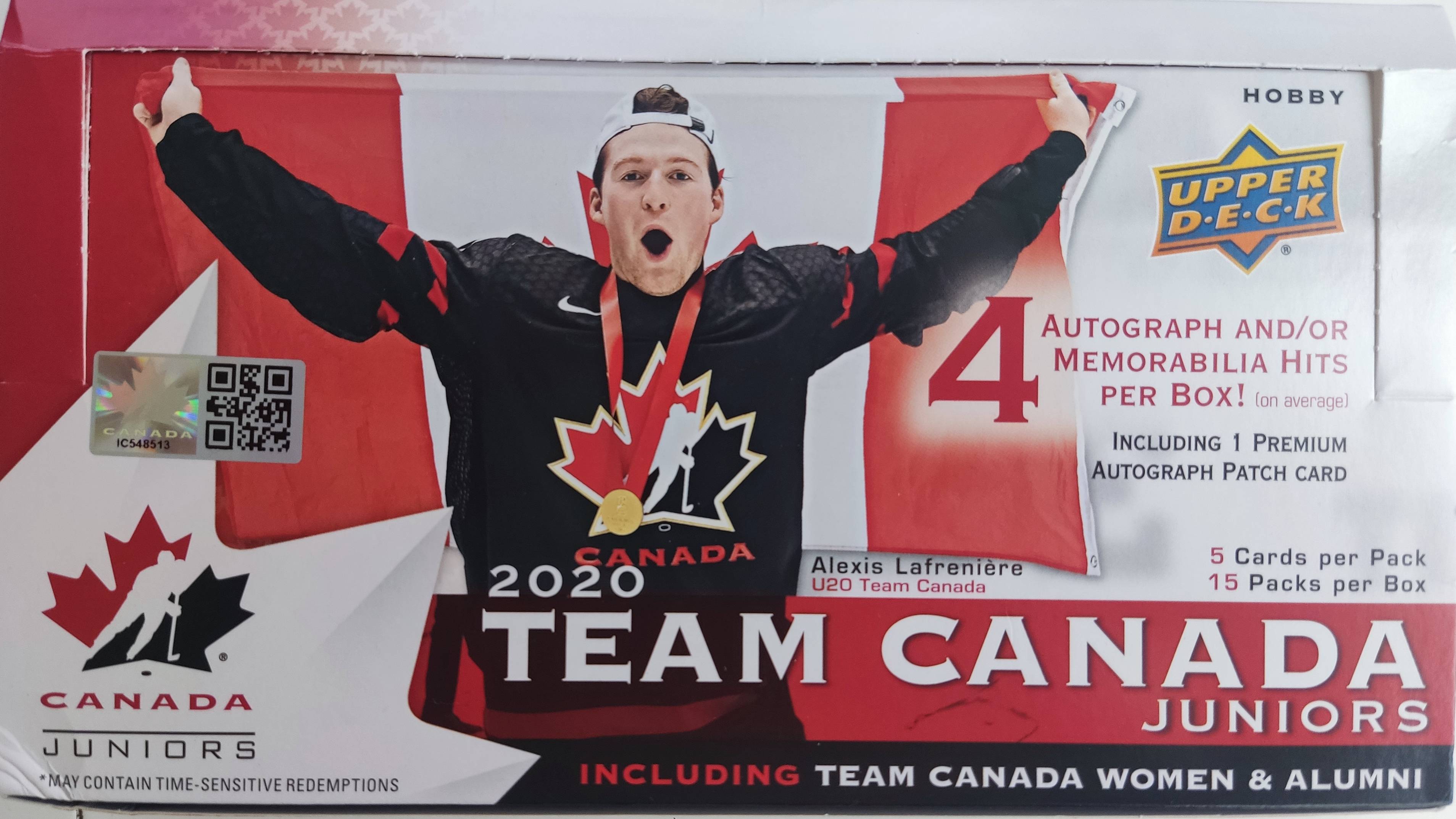 Брейк 2020/21 Upper Deck Team Canada Juniors Hockey Hobby Box.mp4