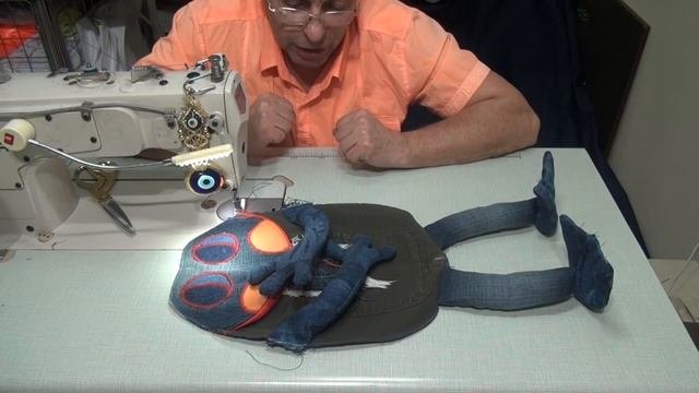 DIY Bag Jeans Fantasy Как сделать рюкзак лягушка из джинсов своими руками полный МК