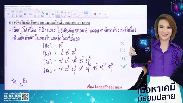 "เคมี ม.ปลาย" เรื่อง โครงสร้างอะตอม Part 2