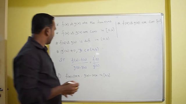 How to verify Cauchy's Mean Value theorem || Problems on Cauchy's Mean Value theorem || Cauchy M V