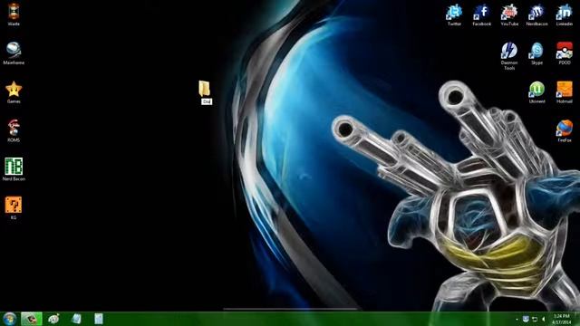 How to change the icons in Windows 7