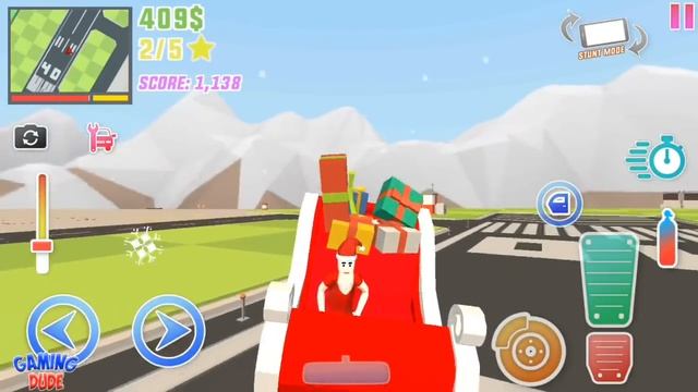 Dude Theft Wars: Open World Sandbox Update - Santa's Airport | Android Gameplay FHD