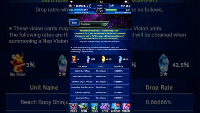 FFBE - Pulling for Magic Mermaid Freesia