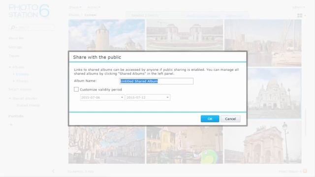Synology - Share photos with Photo Station