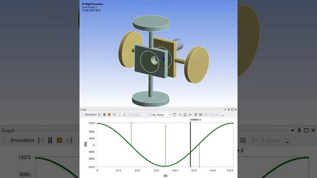 Modified Balandin engine without gas forces rotating at 8333 rpm