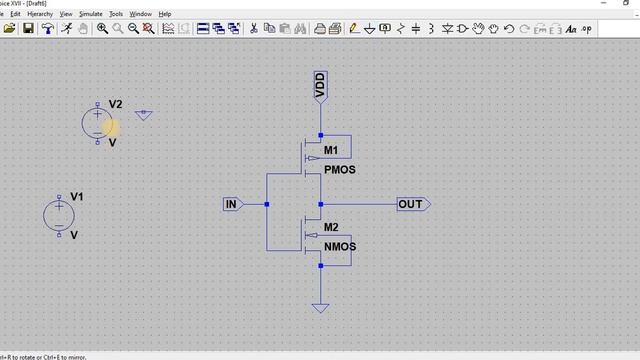 INTRODUCTION TO LTSPICE SOFTWARE WITH CMOS INVERTER CIRCUIT SIMULATION