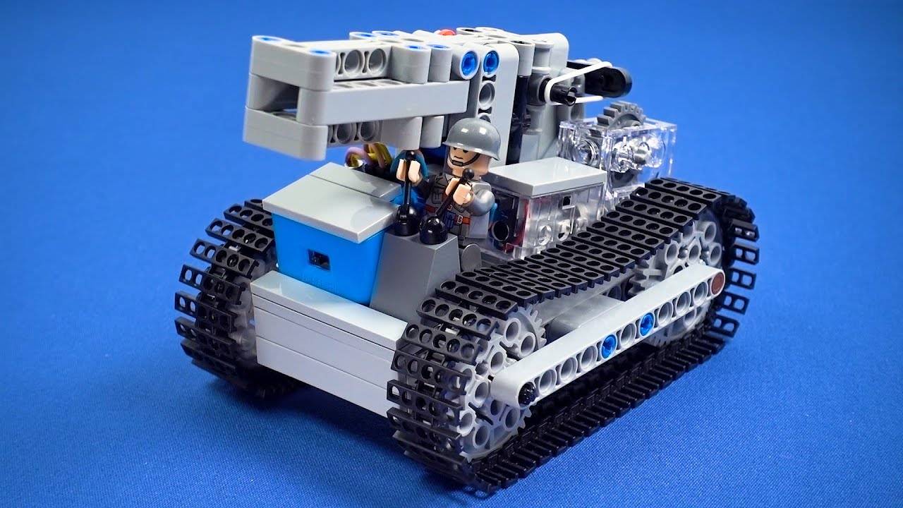 Строим танк LEGO MINI