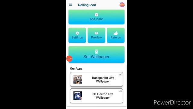 Rolling Icon and 3D Live Wallpaper New Updates/ Part 2